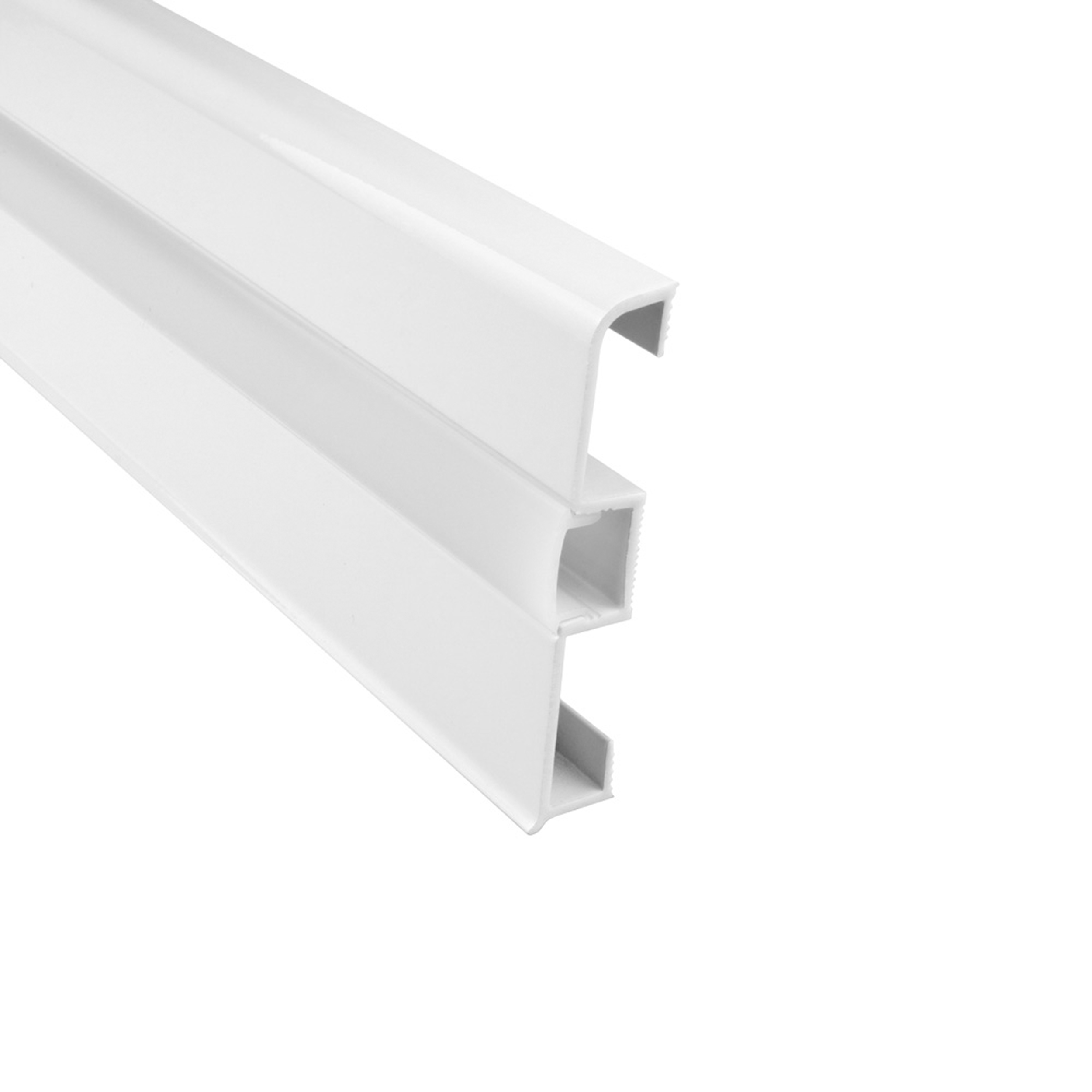C02 LED Aluprofil Weiss Sockelleiste 1m milky C02 LED Aluprofil Weiss Sockelleiste 1m milky