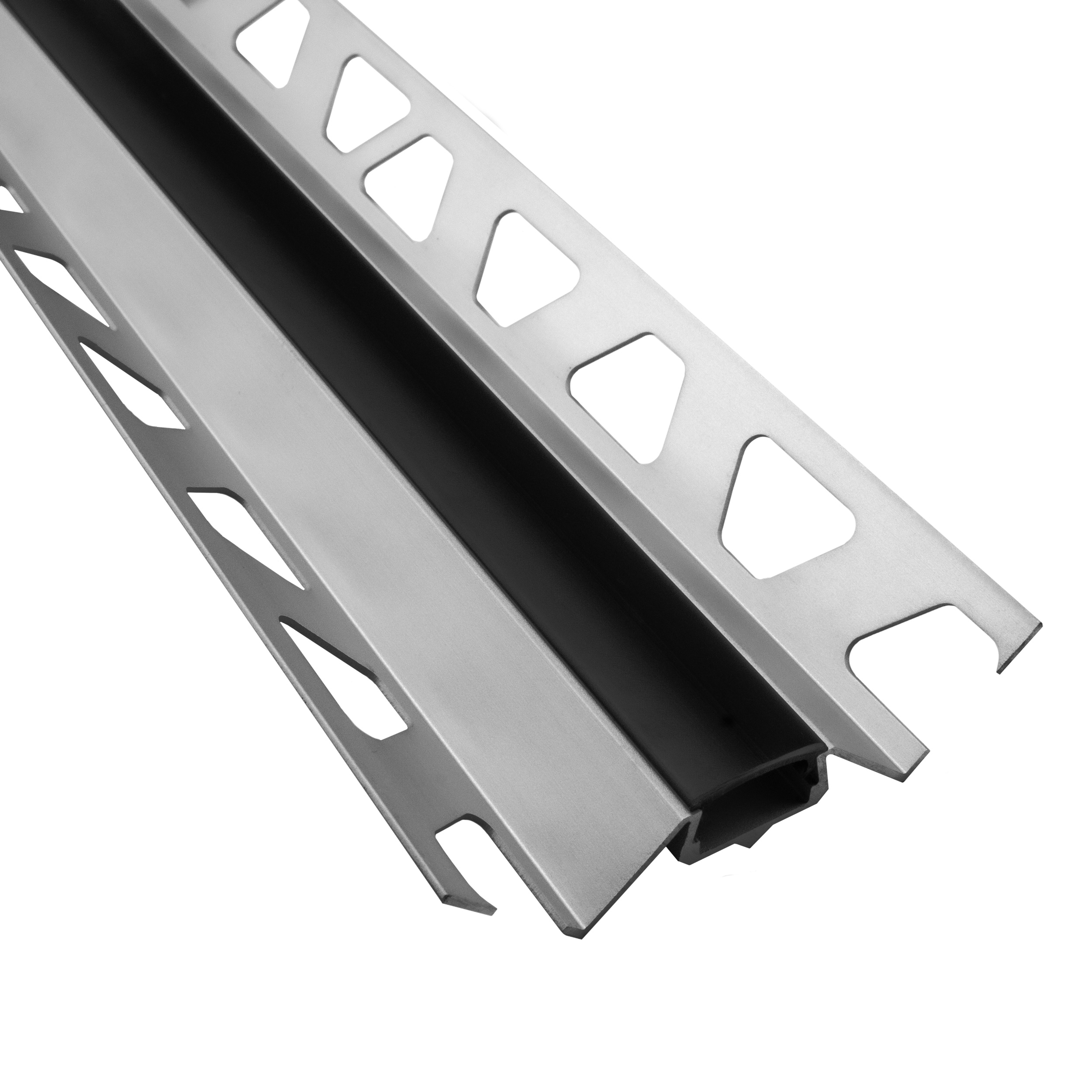 IN-T77 LED Alu Fliesenprofil Ecke innen 12mm silber IN-T77 LED Alu Fliesenprofil Ecke innen 12mm silber
